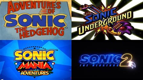 All Sonic The Hedgehog Trailer Logos 1993 2022 Youtube