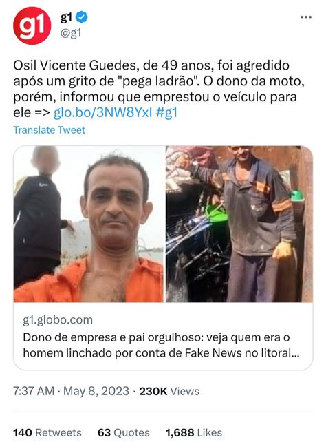 Rodney on Twitter Ou seja a história de q mataram o cara por causa