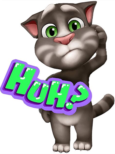 "huh cat" Poster for Sale by laruecawet | Redbubble