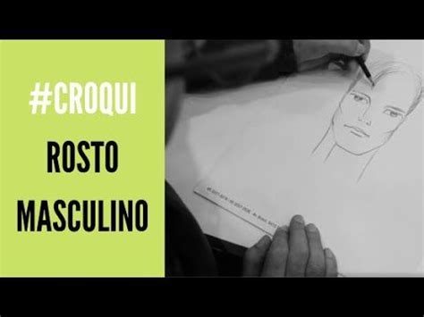 Como Desenhar Rosto Masculino No Croqui De Moda Estilista Valmir