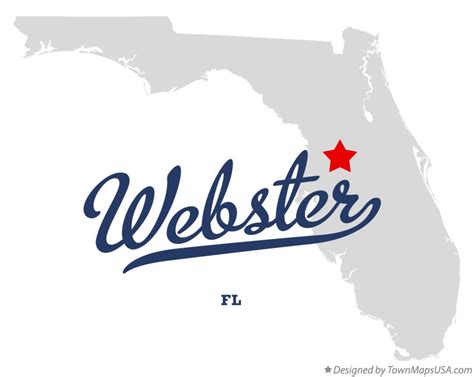 Map of Webster, FL, Florida