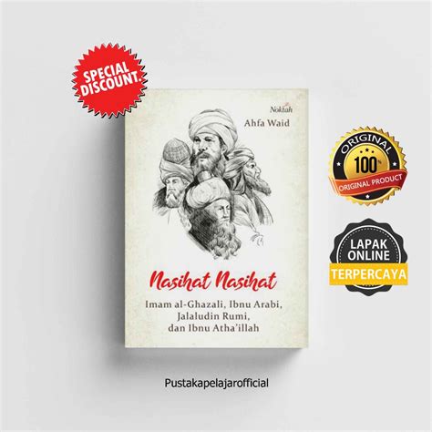 Jual Buku Original Nasihat Nasihat Imam Al Ghazali Ibnu Arabi