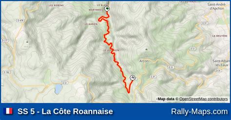 Mapa Harmonogram Profil Elewacji Os La C Te Roannaise Tour