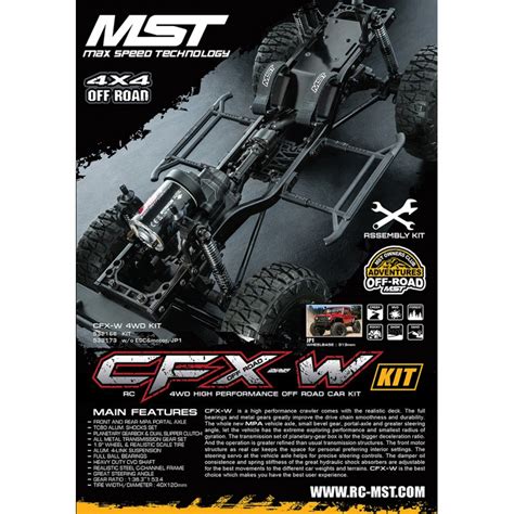 Mst Cfx W Jp Kit Tienda Rc