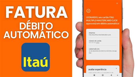 COLOCAR FATURA EM DÉBITO AUTOMÁTICO NO BANCO ITAÚ PASSO A PASSO