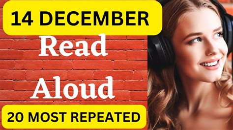 PTE Read Aloud December 2023 Most Repeated YouTube