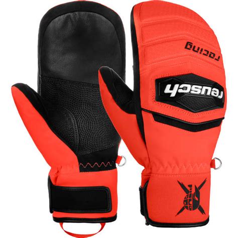 Reusch Worldcup Warrior R Tex Xt Jr Mitt Black Fluo Red Moufle Ski