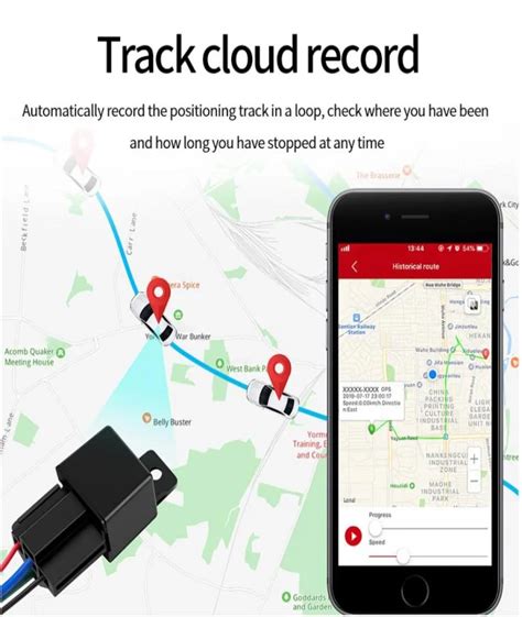 Relé De Seguridad Para Coche C13 Rastreador GPS Localizador GSM