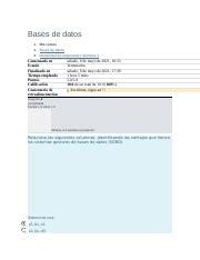 Bases De Datos Examen Docx Bases De Datos Mis Cursos Bases De