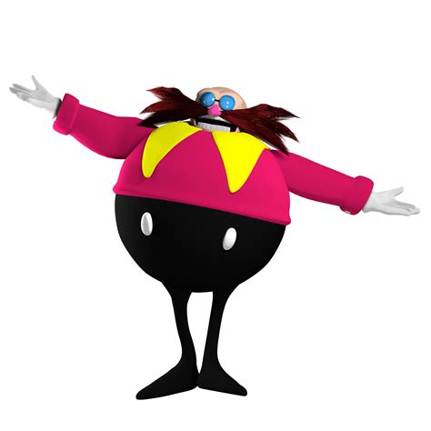 Classic Eggman Model Blender Cycles Sonicthehedgehog