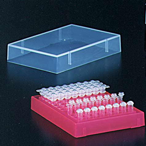 Ml Pcr Tube Rack With Lid Pink P Md Al