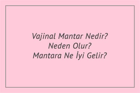 Vajinal Mantar Nedir Neden Olur Mantara Ne İyi Gelir Kaş Tıp Merkezi