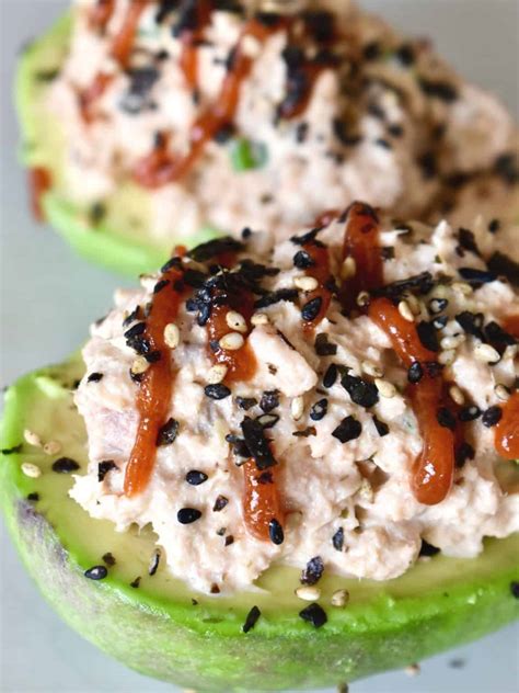 Salmon Stuffed Avocado With Canned Salmon This Delicious House