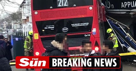 The Sun On Twitter Several Injured As Bus Crashes Into Shop In