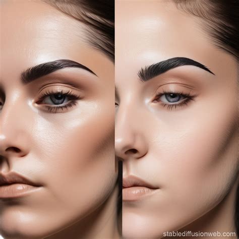 Side Profile Eyes Closed Brow Ridge Stable Diffusion Online