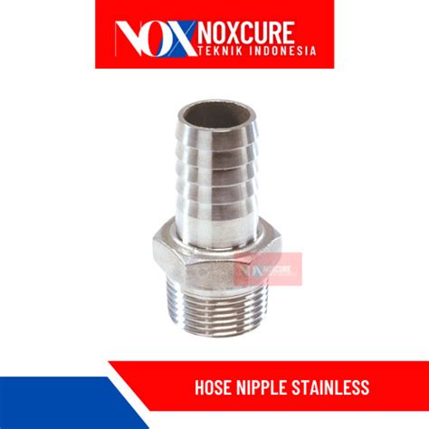 Jual Hose Nipple Nepel Selang Stainless Stee 304 14 Jakarta