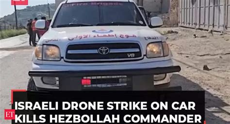 Israeli Drone Strike On Car Kills Hezbollah Commander In Southern