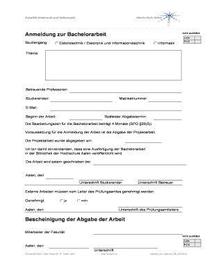 Fillable Online Beginn Der Arbeit Fax Email Print Pdffiller