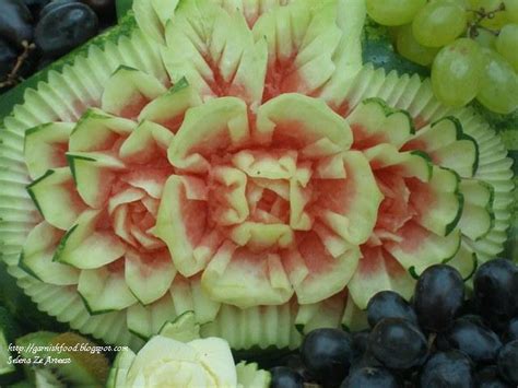 Garnishfoodblog Fruit Carving Arrangements And Food Garnishes