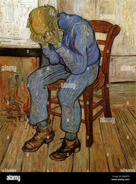 Old Man In Sorrow Van Gogh Vincent Willem 1890 Stock Photo Alamy