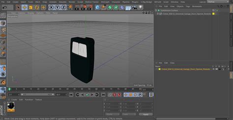 Clicker Klik1u Universal Garage Door Opener Remote 3d Model Turbosquid 1835843