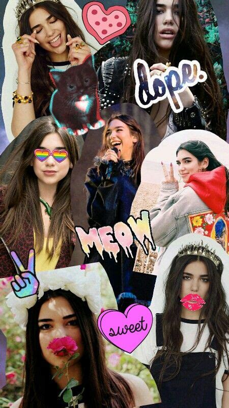 Dua Lipa Collage Wallpaper Dua Lipa Fondos De Pantalla Fondos De