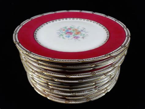 11 Kpm Germany Porcelain Plates, Marked Royal Ivory Kpm