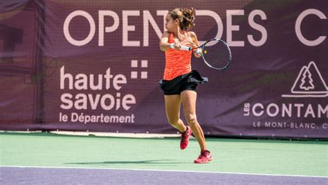 Du tennis féminin de très haut niveau aux Contamines Montjoie