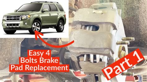 How To Do Front Brake Pads Replacement For Ford Escape Part