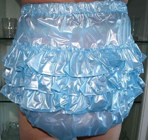 Pvc Diaper Pants Rubber Pants With Ruffles Hellbau Etsy Australia