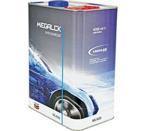 Лак 2К прозрачный Lechler MEGALACK UHS, 4л ML920L4 - выгодная цена ...