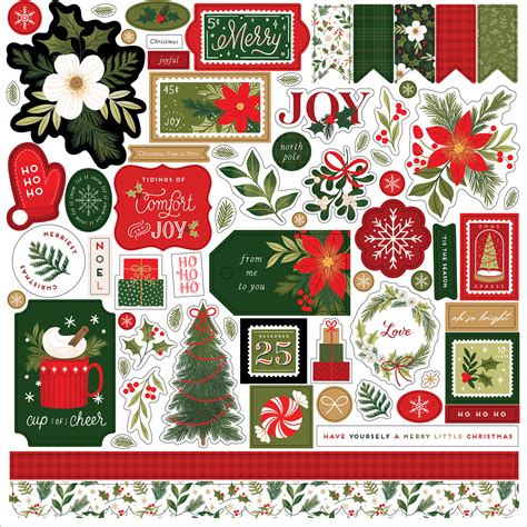 Christmas Joy Element Sticker Echo Park Paper Co