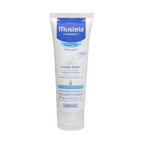 Mustela Hydra Bébé Facial Cream Dnevna krema za obraz za otroke 40 ml