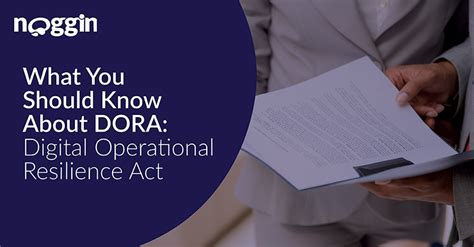 What We Know About Dora The Digital Operational Resilience Act Bci