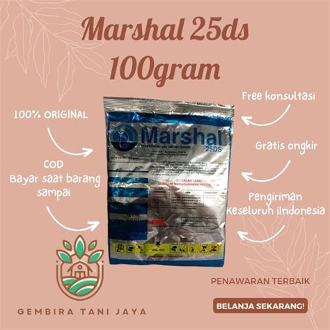 Jual INSEKTISIDA MARSHAL ST 5GR KEMASAN 25gr Shopee Indonesia