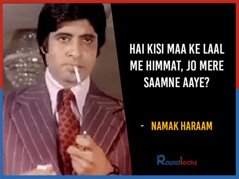 These Iconic Amitabh Bachchan Dialogues Prove That He Is The Definition Of SWAG!