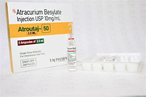 Atracurium Besylate Injection Usp Mg Ml Taj Generics