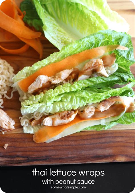 Thai Lettuce Wraps - Somewhat Simple