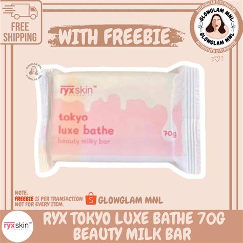 Ryx Skin Tokyo Luxe Bathe Beauty Milky Bar 70g With Freebie Shopee