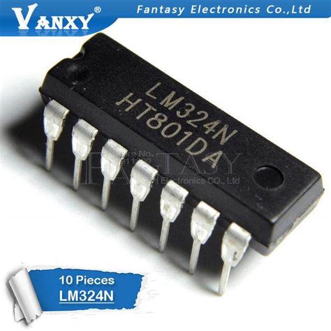 10PCS LM324N DIP14 LM324 DIP DIP 14 New And Original IC Jiashop