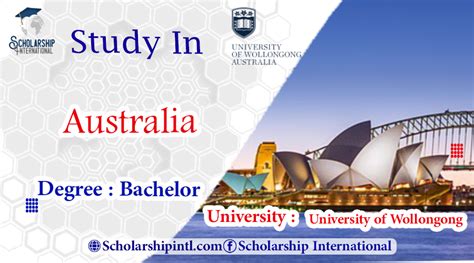 Australia Scholarship - University of Wollongong Undergraduate ...