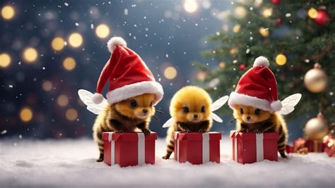 Premium Photo | Christmas characters