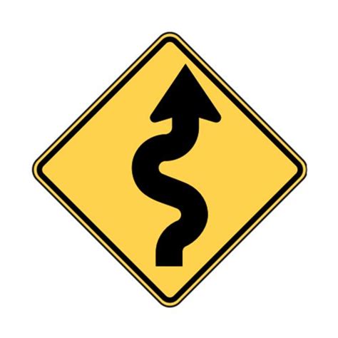 W R Right Winding Road Sign Https Translineinc Wp Content