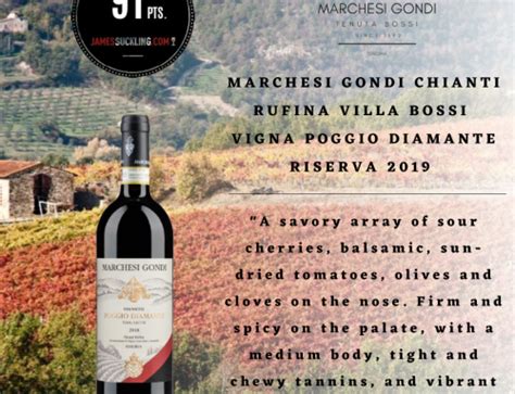 James Suckling E La Marchesi Gondi Tenuta Bossi Consorzio Del