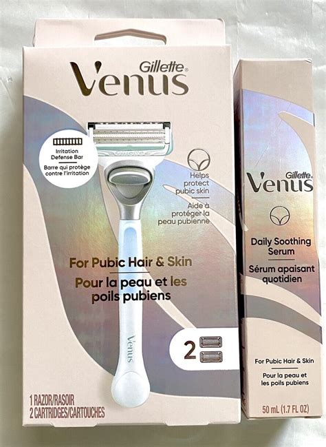 Gillette Venus For Pubic Hair And Skin Daily Soothing Serum 1 7oz