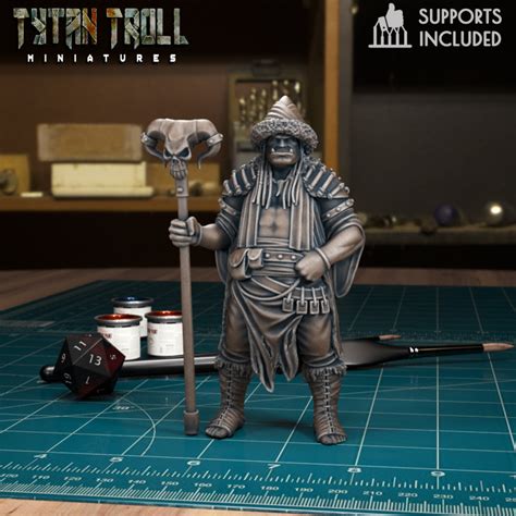 3D Printable DnD Heroes Mages Male Bundle Pre Supported By TytanTroll