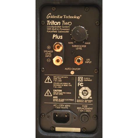 Rapallo Goldenear Triton Two Plus Floorstanding Speaker