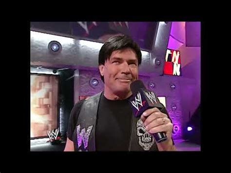 Eric Bischoff Jim Ross Segment Jim Ross Quits Raw April 7 2003