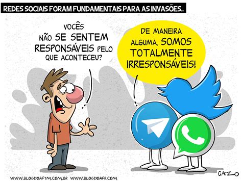 Charge Redes Sociais Foram Fundamentais Para Invas Es Blog Do Aftm