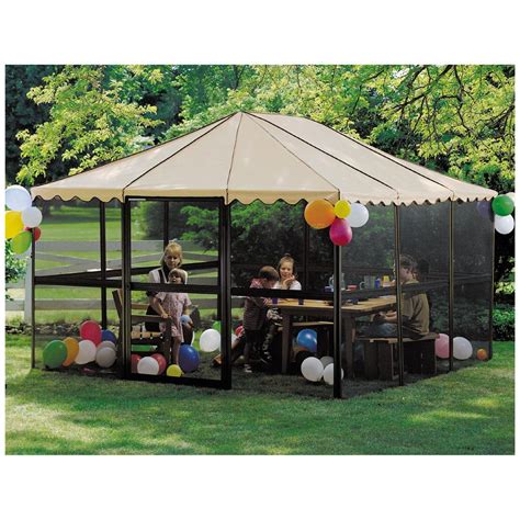 Kay Home Products 12 Panel 45 Square Casita Screenhouse 281658 Awnings And Shades At Sportsman